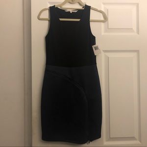 RACHEL RachelRoy Black/Navy Zipper Dress - Size S